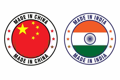 made in china & made in india