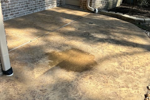 Concrete that has been Pressure Washed