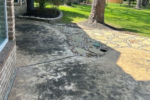 Mold, Mildew, and Baked on Dirt on Concrete