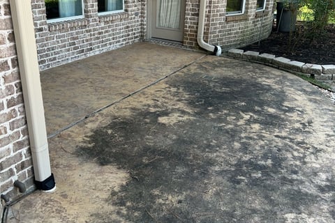 Dirty Concrete before Pressure Washing