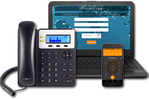 telefono ip computadora y smartphone