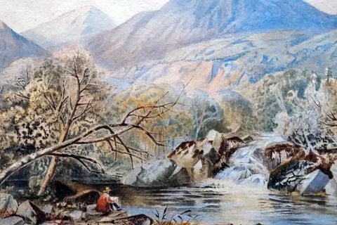 Adolf Hitler painting