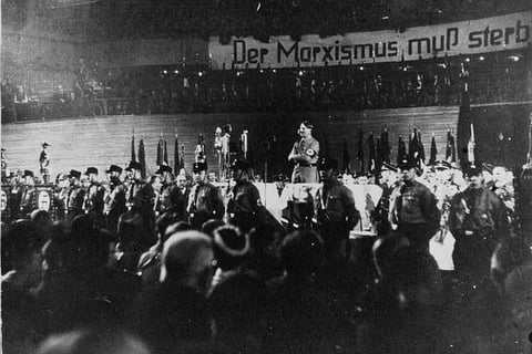 Adolf Hitler addressing German nation 1933