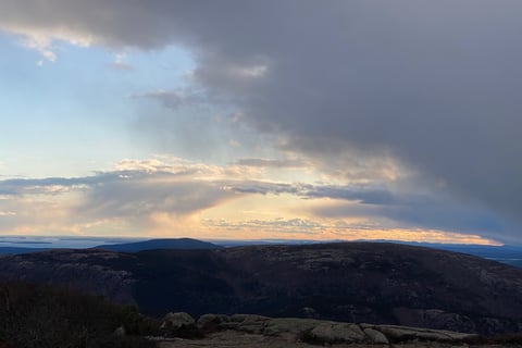 Sunset on Cadillac Summit Acadia National Park