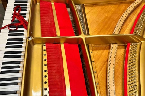 Regarnissage cadre fonte piano