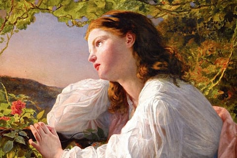 Song of the Nightingale – Painting by Sophie Gengembre Anderson – Public Domain. I chose Anderson’s paintings for this post a