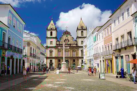 Igreja católica de Pelourinho - Salvador, BA.