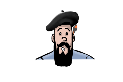 Illustration autour de l'art et du graphisme