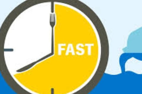 Necrotizing fasciitis fasting