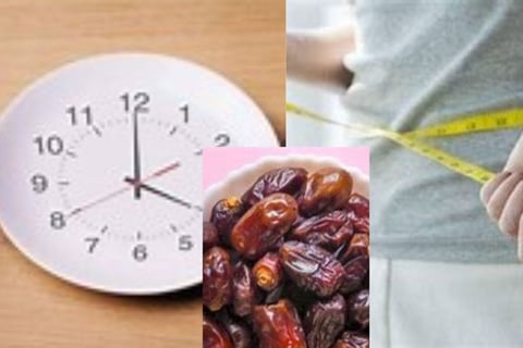 والوزن الصيام والتمر