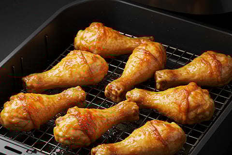 pollo con friggitrice ad aria