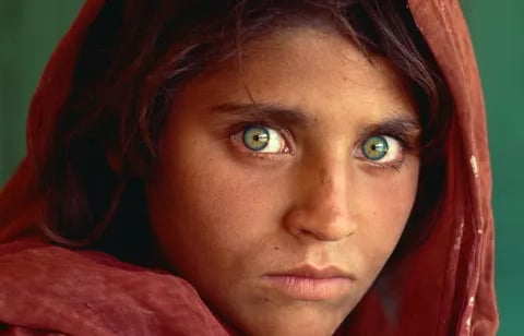 The Young Afghan Girl by Steve McCurry