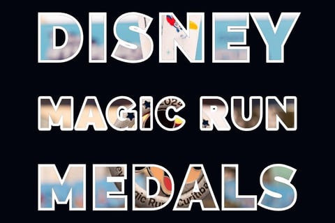 Disney Magic Run Race Medals