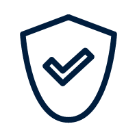 Ícone de escudo indicando apoio para jovens e adultos que buscam direção na fé