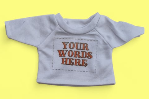 Little Oak Gifts personalised t-shirt