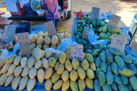 Le marché de Sawi Ying Chaoren (ตลาดนัดยิ่งเจริญ)