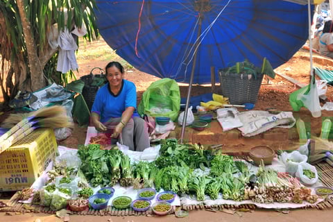 marché du Wat Tham SIng