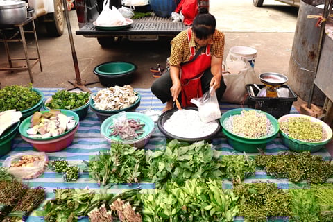 marché du Wat Tham SIng