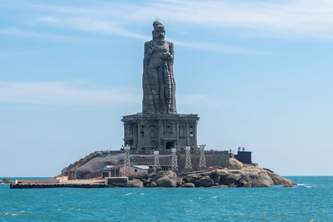 The southernmost point in India, Kanyakumaru