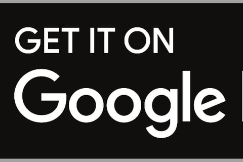a google play button with the google play button