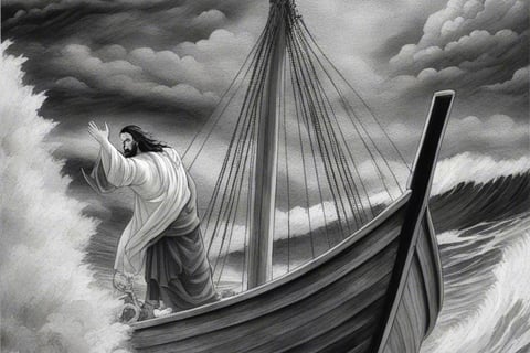 JESÚS EN CÓMIC EN LA BARCA