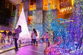 Christmas lights in Japan