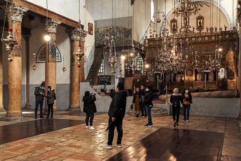 inside Church of the Nativity