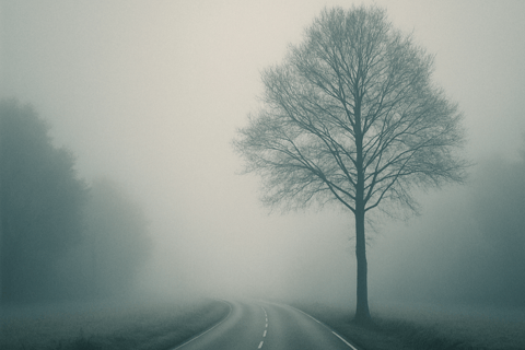 foto fine art arvore na estrada