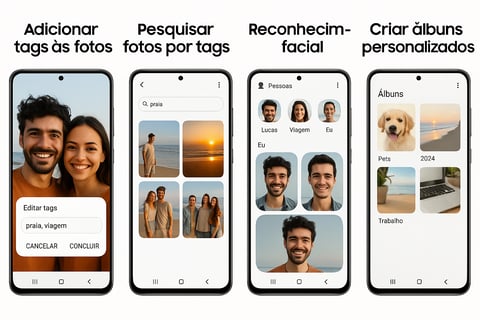 usar tags celular samsung