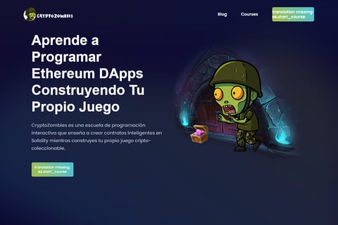 Juegos de programación Cryptozombies