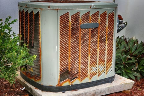 broken air conditioner