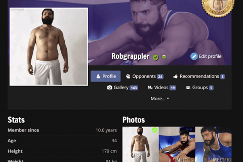 Robgrapplers profile on Meetfighters.com