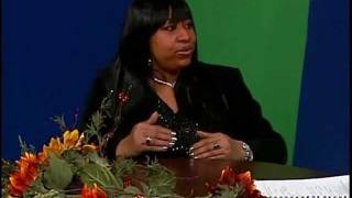 Domestic Violence Survivor/Advocate on an television interview in Connecticut