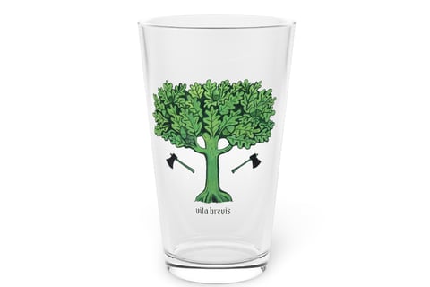 Vita Brevis Pint Glass