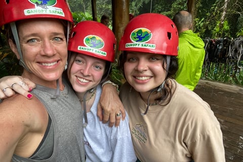 click on the photo to access the link to book your Zip Lining Adventure with Canopy Safari.