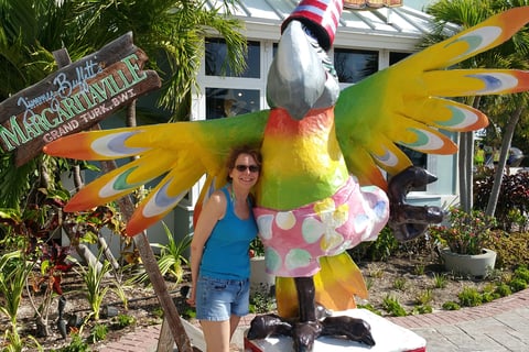 Lady finds the Margaritaville on Grand Turk Island