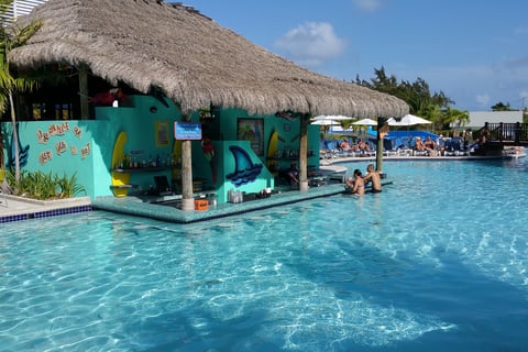 Swim-Up Bar at Margaritaville on Grand Turk Island