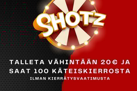 Shotz nettikasino banneri