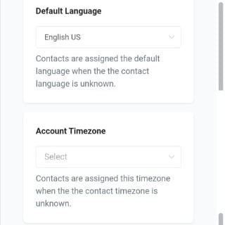 Settings standaard antwoord chatbot 