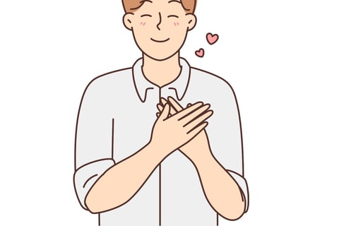 A boy feeling loved and supported