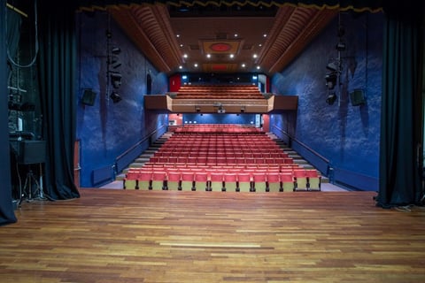 View from on stage at the Queen's Hall Hexham