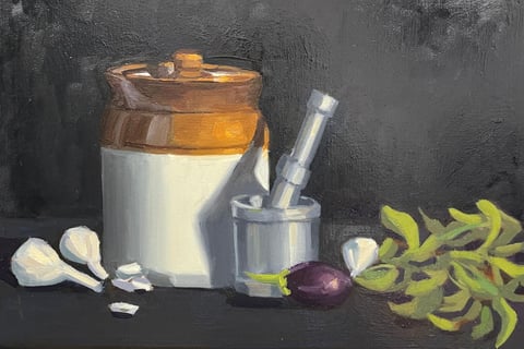 Second color pass for still life