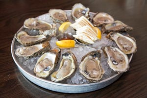 oysters on the half shell
