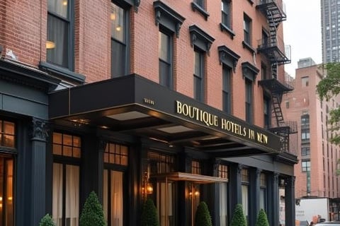 New York hotel from the outside