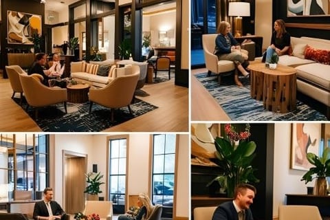 boutique hotels in Nashville pictures from outside and inside