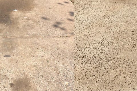 residential oil stain removal psi power washing 