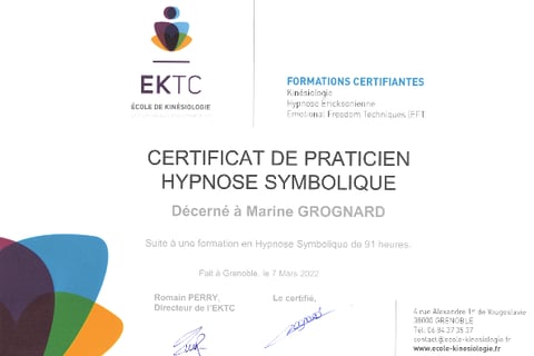 certificat hypnose de marine grognard