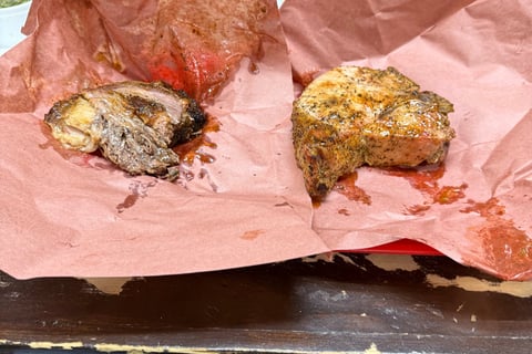 Cooper's barbecues, famous pork chops