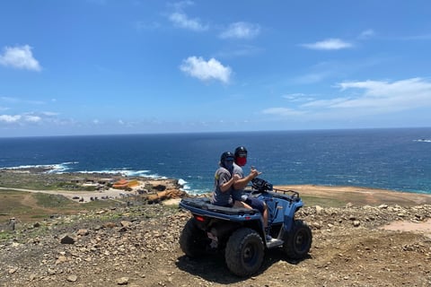 Two travel physical therapists enjoying a Aruba vacation