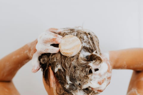scalp exfoilation for hair care and prevent hair loss